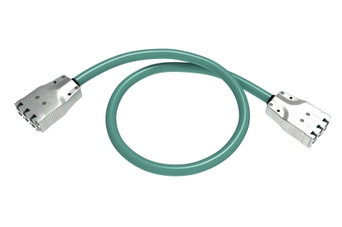 H.D.S. Copper Trunk cable, class Ea, 500MHz, aqua, 21.0m
