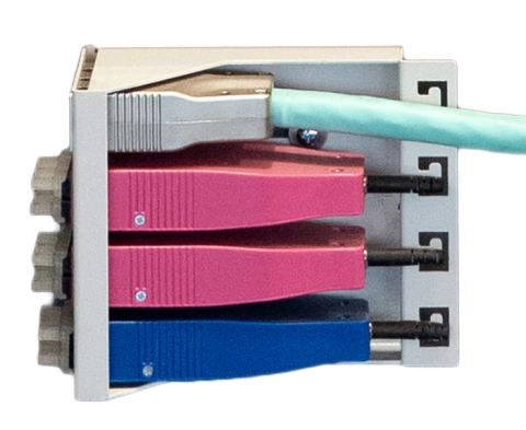 Slot Module Sidepanel 3HE/7TE for 1x H.D.S., grey, RAL7035