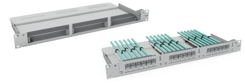 Modul Rack 19" 1U, 7HP for max. 3x Slot Modules