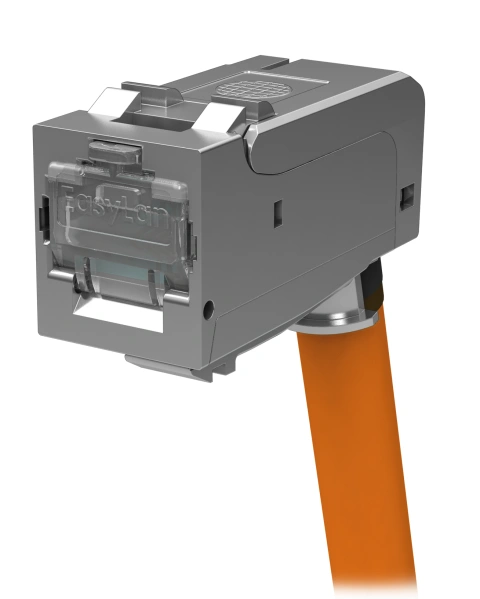 fixLink SL RJ45 shielded Cat.6a AWG 27-26 angled PU: 24