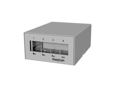 preLink/fixLink Desk - Consolidation Point Panel 4xRJ45