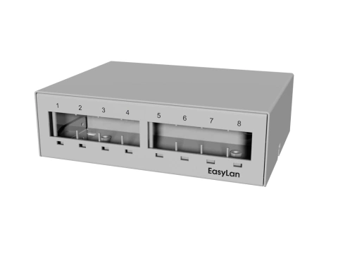 preLink/fixLink Desk - Consolidation Point Panel 8xRJ45