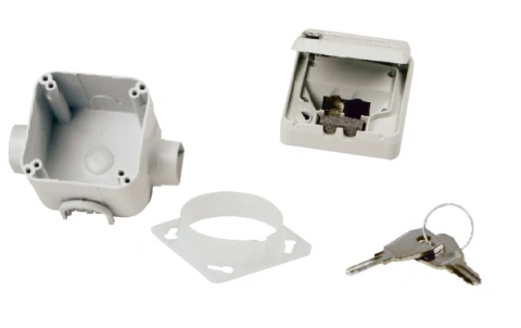 preLink/fixLink Flush - Mount Housing, IP 44,Lockable,Double