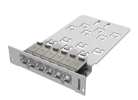 preLink DC - Slot Module 3U 7HP Cat.6a AWG 27-26 RAL7035