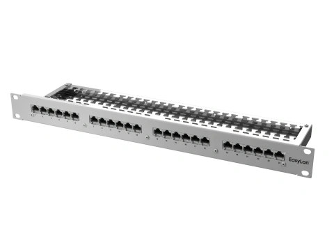 preLink DC-Panel 19" 1U 24x RJ45 Cat.6a