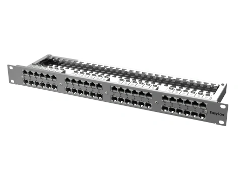 preLink DC-Panel 19" 1U 48x RJ45 Cat.6A, AWG 24-22