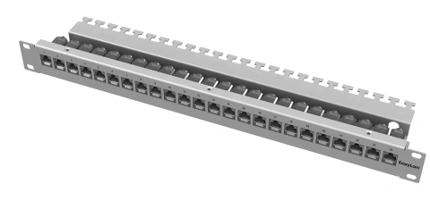 preLink/fixLink Panel 19" 1U 24xRJ45 RAL7035
