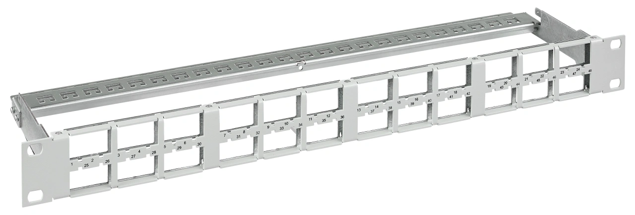 fixLink Pro/Pro+ Panel 19" 1U 48xRJ45 RAL7035
