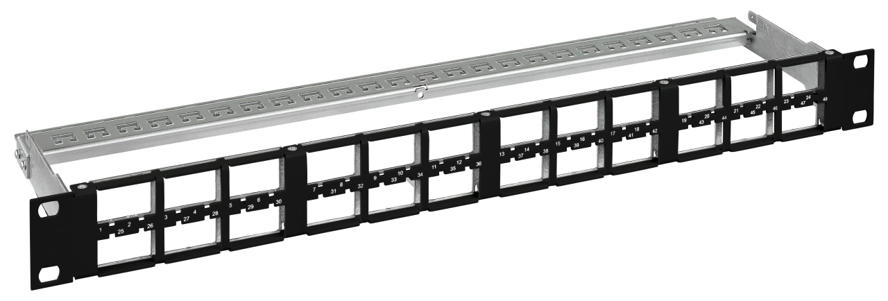 fixLink Pro/Pro+ Panel 19" 1U 48xRJ45 RAL9005