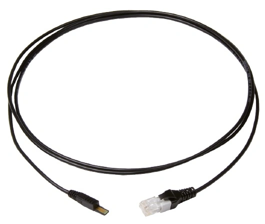 Patch Cord Tera/RJ45, 1-Pair, Unshielded, Gray, 3m