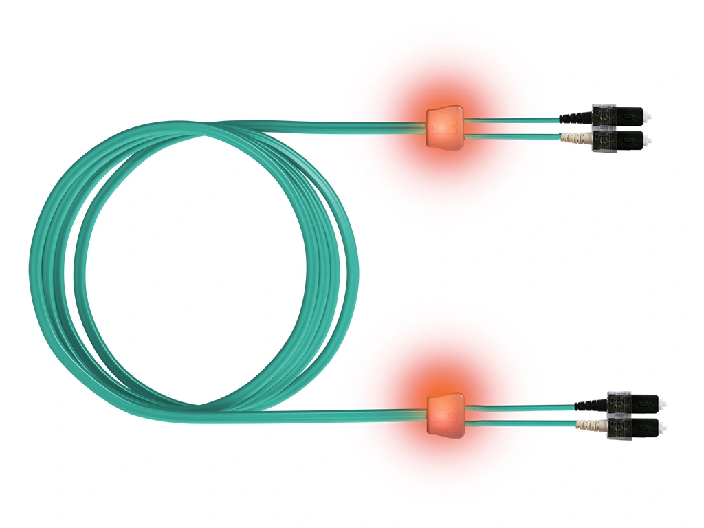 FO LED Patch Cord Premium, Duplex, SCD/SCD, G50/125 OM3, 3m