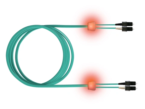 FO LED Patch Cord Premium, Duplex, SCD/SCD, G50/125 OM3, 3m