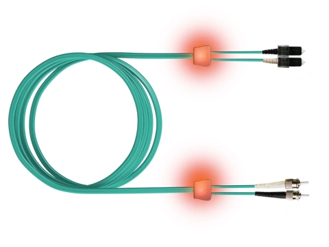 FO LED Patch Cord Premium, Duplex, SCD/ST, G50/125 OM3, 5m
