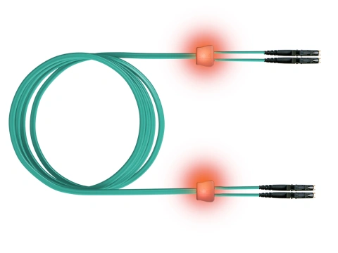 FO LED Patch Cord, Duplex, E2000/E2000, G50/125 OM3, 3m