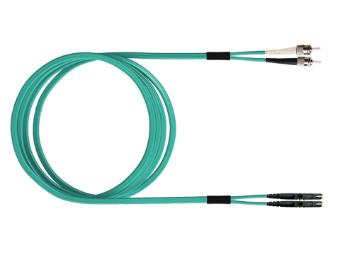 FO Patch Cord Premium, Duplex, E2000/ST, G50/125 OM3, 5m
