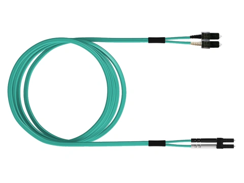 FO Patch Cord Premium, Duplex, LCD/SCD, G50/125, OM3, 5m