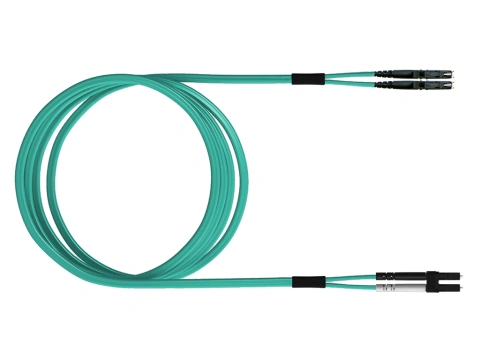 FO Patch Cord Premium, Duplex, LCD/E2000, G50/125, OM3, 7,5m