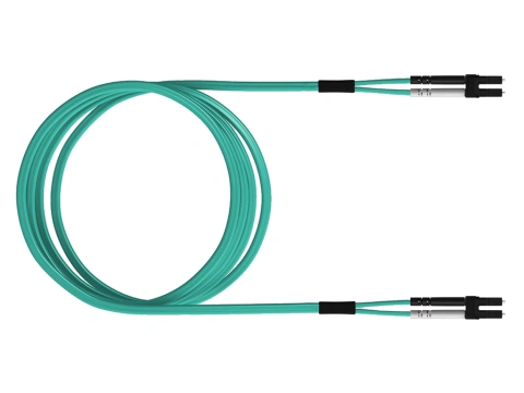 FO Patch Cord Premium, Duplex, LCD/LCD, G50/125, OM3, 5m