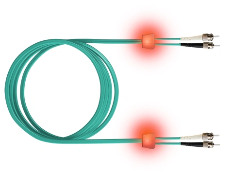 FO LED Patch Cord Premium, Duplex, ST/ST, G50/125 OM3, 3m
