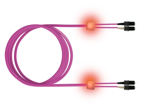 FO LED Patch Cord Premium, Duplex, SCD/SCD, G50/125 OM4, 10m