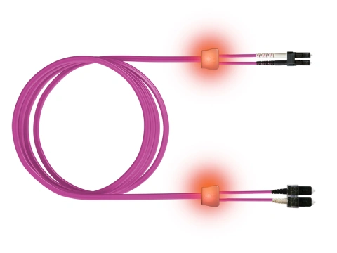 FO LED Patch Cord, Duplex, LCD/SCD, G50/125, OM4, 7.5m