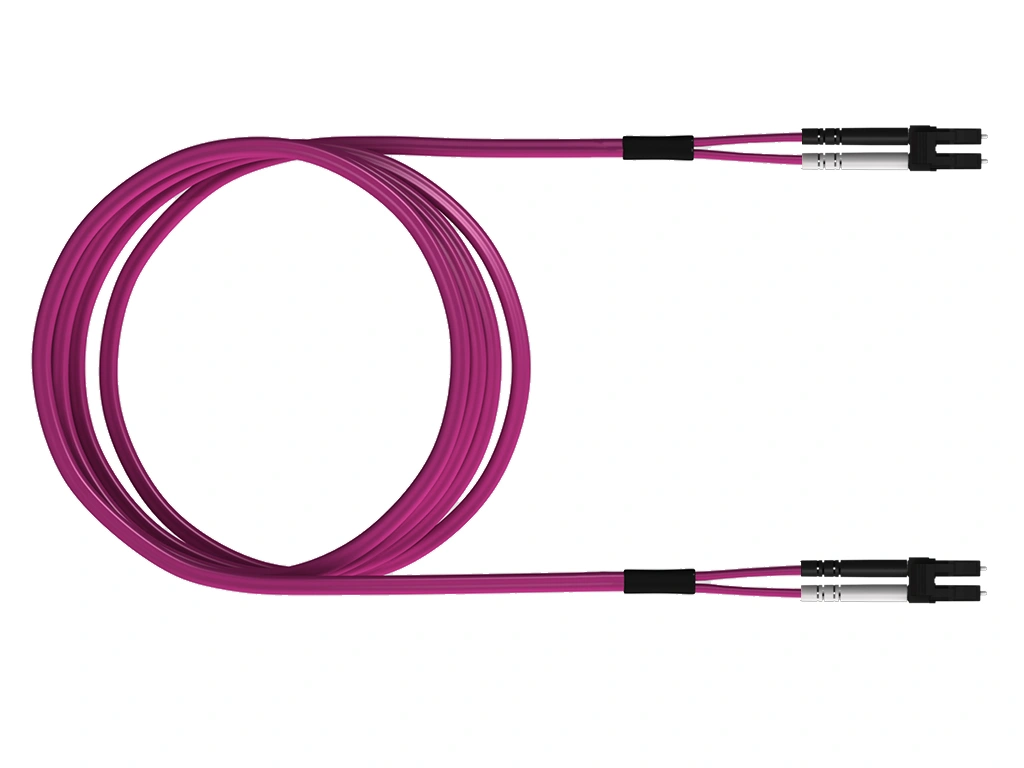 FO Patch Cord Premium, Duplex, LCD/LCD, G50/125, OM4, 3m