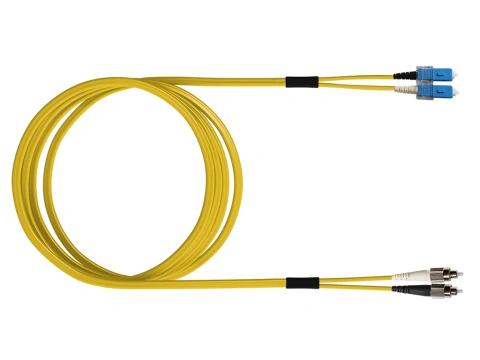 FO Patch Cord Premium, Duplex, SCD/FC, E09/125 OS2, 2m