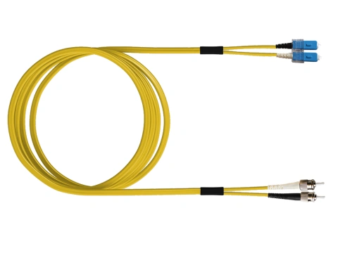 FO Patch Cord Premium, Duplex, SCD/ST, E09/125 OS2, 10m