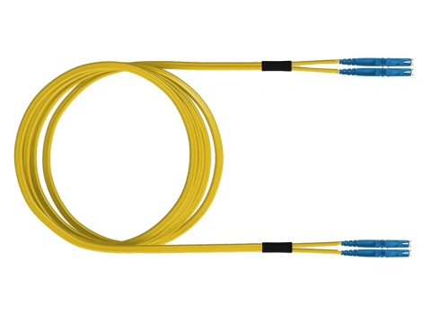 FO Patch Cord, Duplex, E2000/E2000, E09/125 OS2, 7.5m