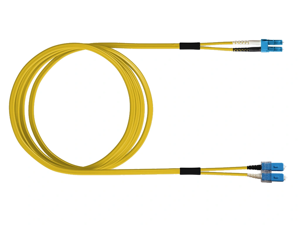 FO Patch Cord Premium, Duplex, LCD/SCD, E09/125, OS2, 5m