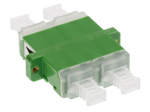 Standard LC-Quad Coupling SM APC Polymer Ceramic case green