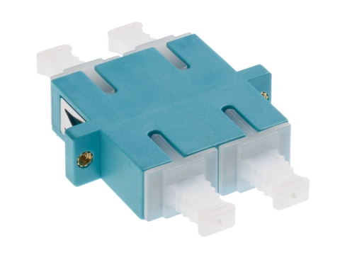 Premium SC-Duplex Coupling MM Polymer case aqua