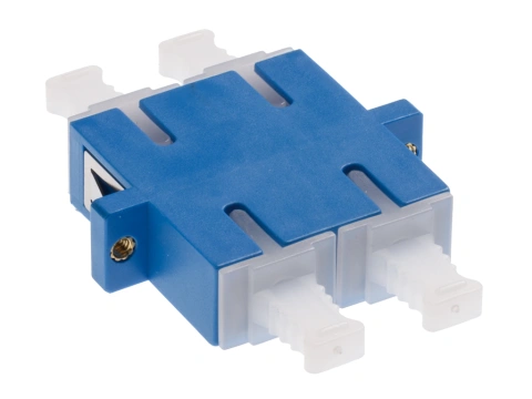 Premium SC-Duplex Coupling SM Polymer case blue