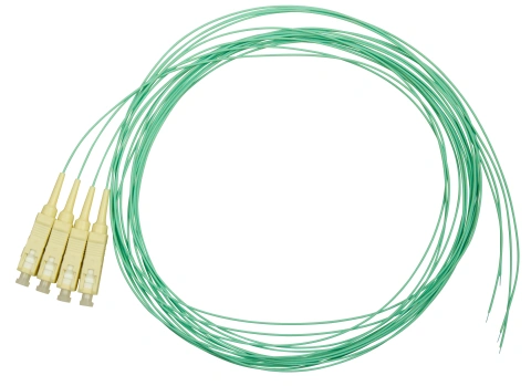 Pigtail SC, 50/125µm OM3, 2m, Easy Strip,Aqua,4buc