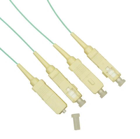 Pigtail SC, 50/125µm OM3, 2m, Easy Strip,Aqua,4buc_1