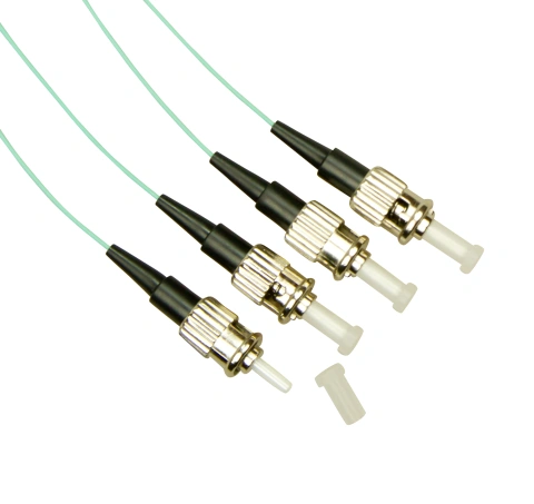 Pigtail ST, 50/125µm OM3, 2m, Easy Strip,Aqua,4buc_1