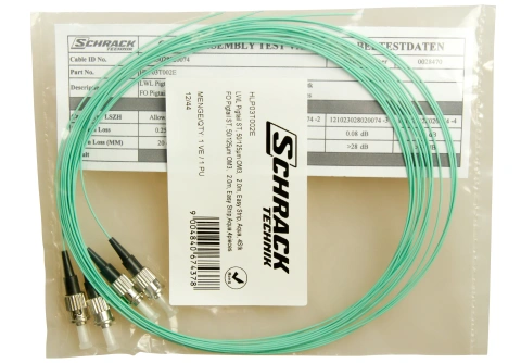 Pigtail ST, 50/125µm OM3, 2m, Easy Strip,Aqua,4buc_2
