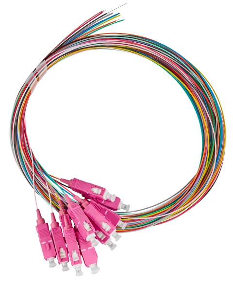 Pigtail FO SC, 50/125µm OM4, 2.0m, Easy Strip, 12pcs