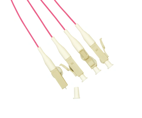 Pigtail LC, 50/125µm OM4, 2m, Easy Strip, Violet,4buc_1