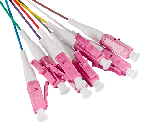 Pigtail FO LC, 50/125µm OM4, 2.0m, Easy Strip, 8pcs_1