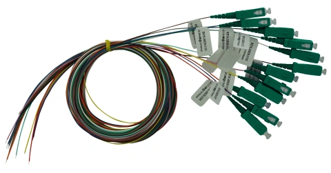 Pigtail SC/APC, 9/125µm OS2, 2m, 12buc, PREMIUM clasă B