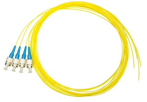 Pigtail FC, 9/125µm OS2, 2m, Easy Strip, galben,4buc