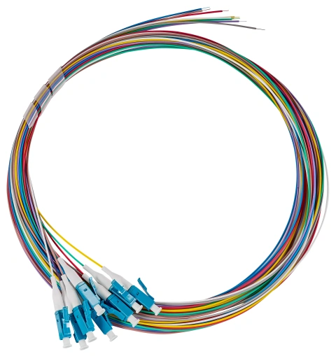 Pigtail FO LC, 9/125µm OS2, 2.0m, Easy Strip, 8pcs
