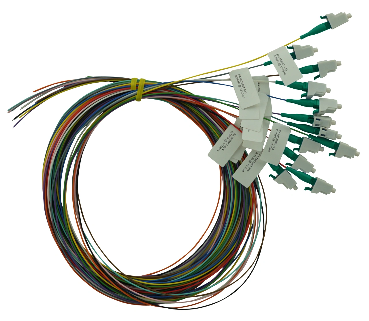 Pigtail LC/APC, 9/125µm OS2, 2m, 12buc, PREMIUM clasă B