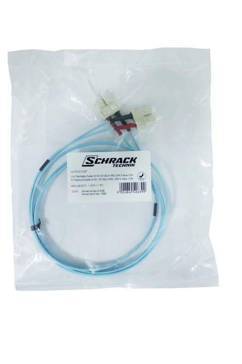 Patchcablu duplex, SC/SC, 50/125µm OM3 10m_2