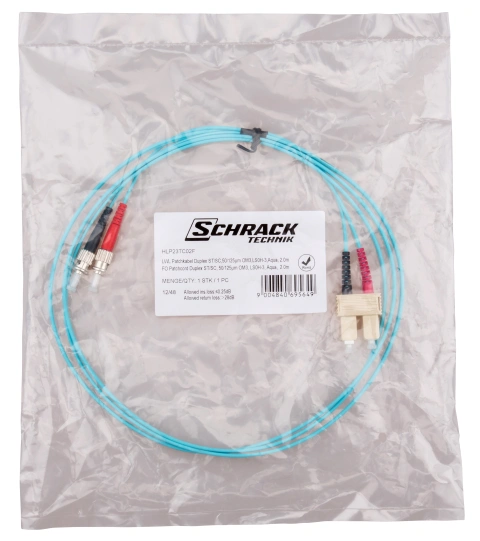 Patchcablu duplex ST/SC, 50/125µm OM3, LS0H-3, aqua, 2m_3
