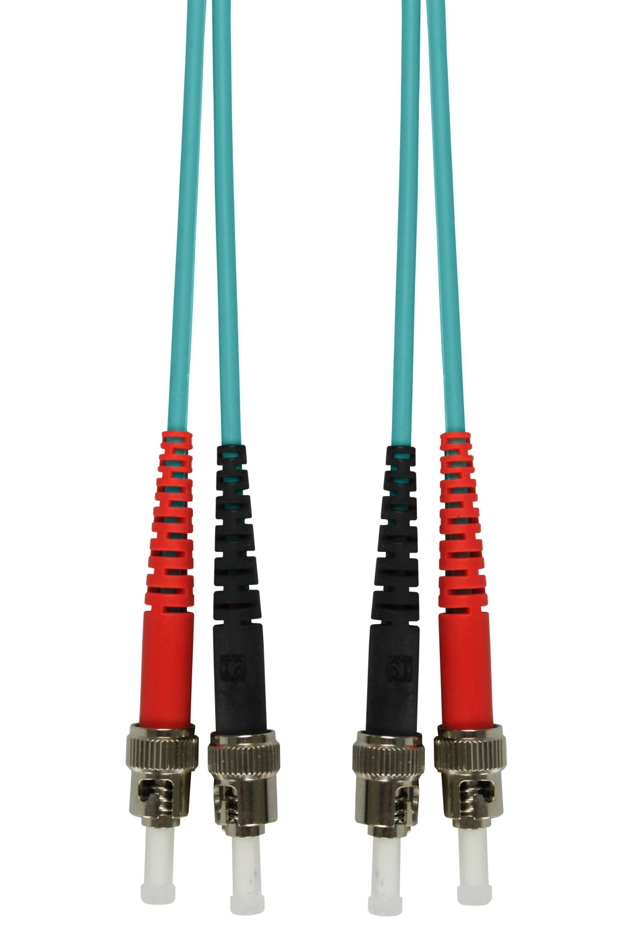 Patchcablu duplex ST/ST, 50/125µm OM3, LS0H-3, aqua, 2m