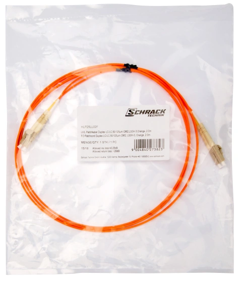 Patchcablu duplex, LC/LC, 50/125µm OM2 10m_3