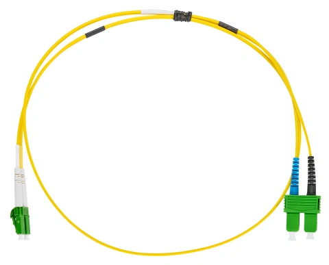 Patchcord Duplex LC/APC  /  SC/APC, 9/125µm OS2, LS0H-3, 5m
