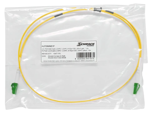 Patchcord Duplex LC/APC  /  LC/APC, 9/125µm OS2, LS0H-3, 2m_1
